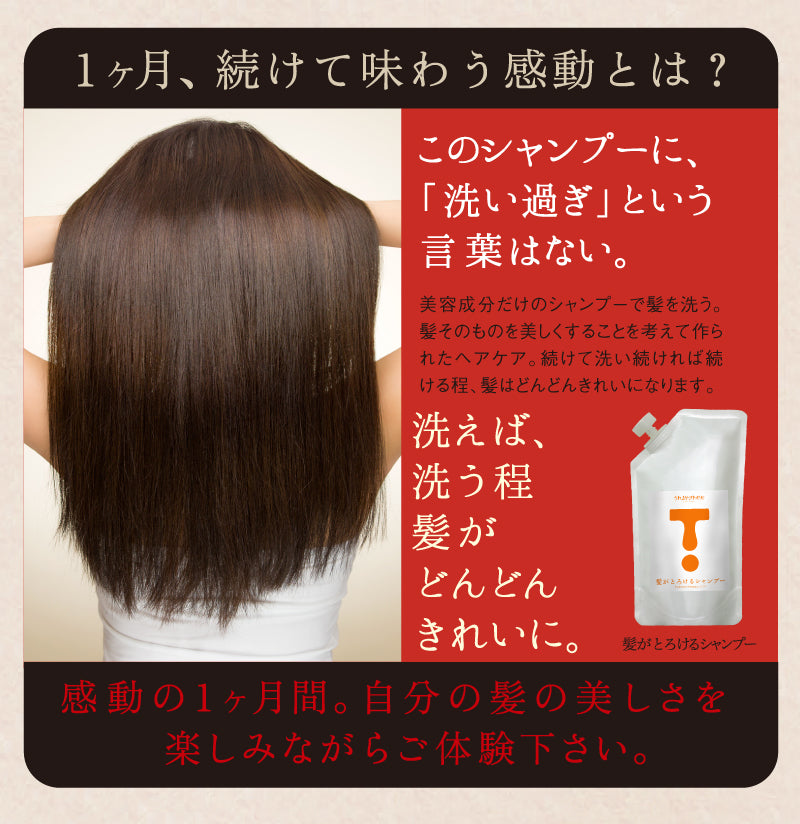 髪がとろけるヘアケアシリーズ